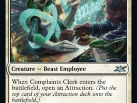 Complaints Clerk [Unfinity] For Sale