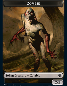 Zombie    Zombie Knight Double-Sided Token [Starter Commander Decks] Cheap