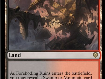 Foreboding Ruins [Starter Commander Decks] Online