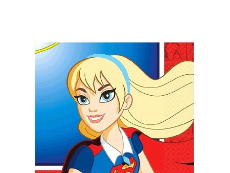 DC Superhero Girls Beverage Tissues 16pcs Online now