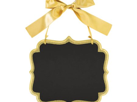 Gold Large Marquee Chalkboard Sign 9.25in x 10in Online Sale