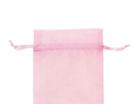 New Pink Organza Bags 24pcs Discount