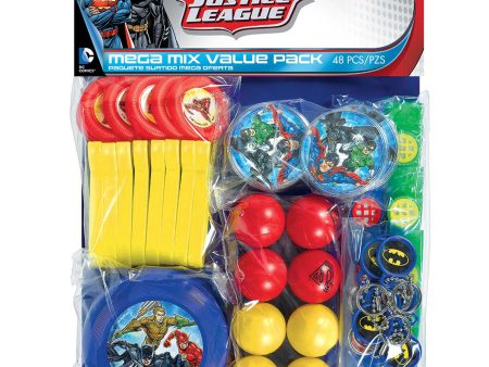 Justice League Mega Mix Value Pack Favors 48pcs Online Hot Sale