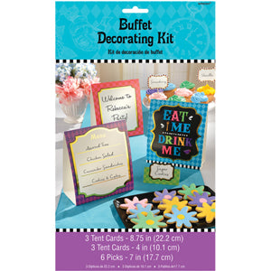 Mad Tea Party Buffet Decorating Kit Online