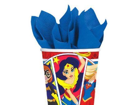 DC Superhero Girls Paper Cups 9oz 8pcs Online Hot Sale