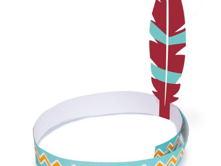 Tepee & Tomahawk Hairbands 4pcs For Discount