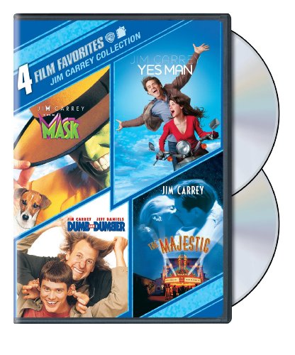 4 FILM FAVORITES: JIM CARREY COLLECTION (THE MASK   YES MAN   DUMB AND DUMBER   THE MAJESTIC) (BILINGUAL) For Cheap